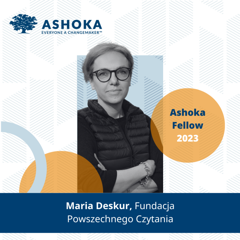 Maria Deskur w gronie Ashoka Fellows w Polsce