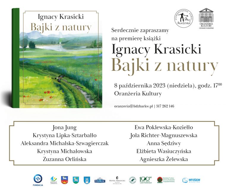 Premiera książki Ignacego Krasickiego „Bajki z natury”